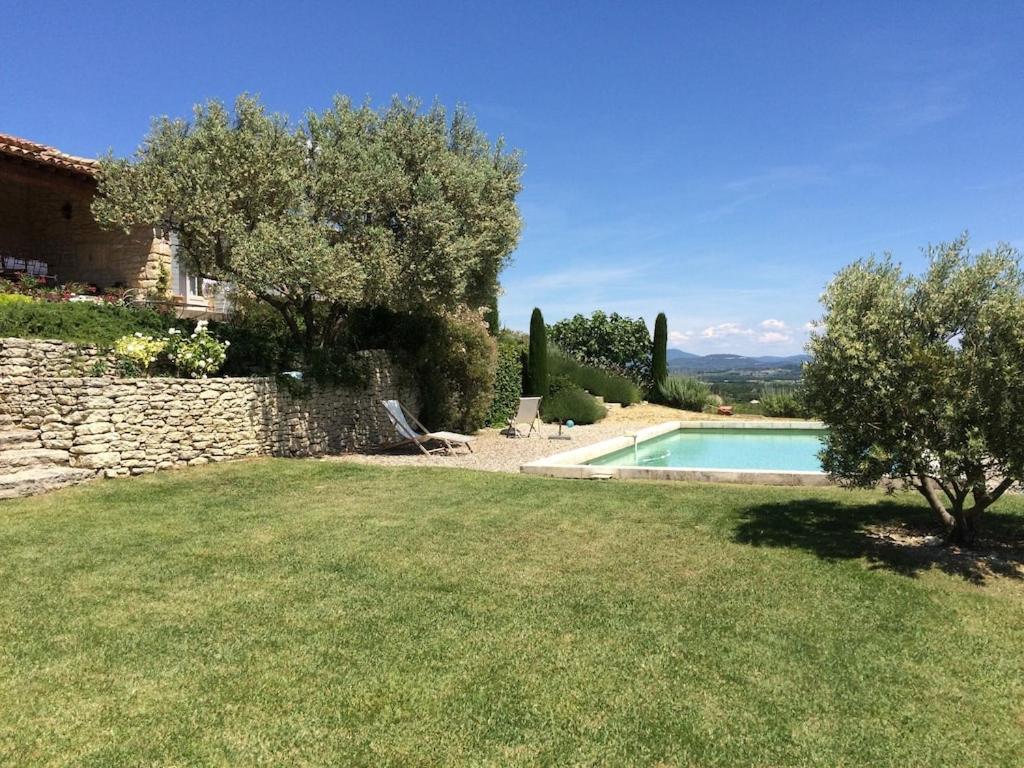 In Gordes, Facing The Entire Luberon Park A Beautiful 5 Bedrooms House Bagian luar foto