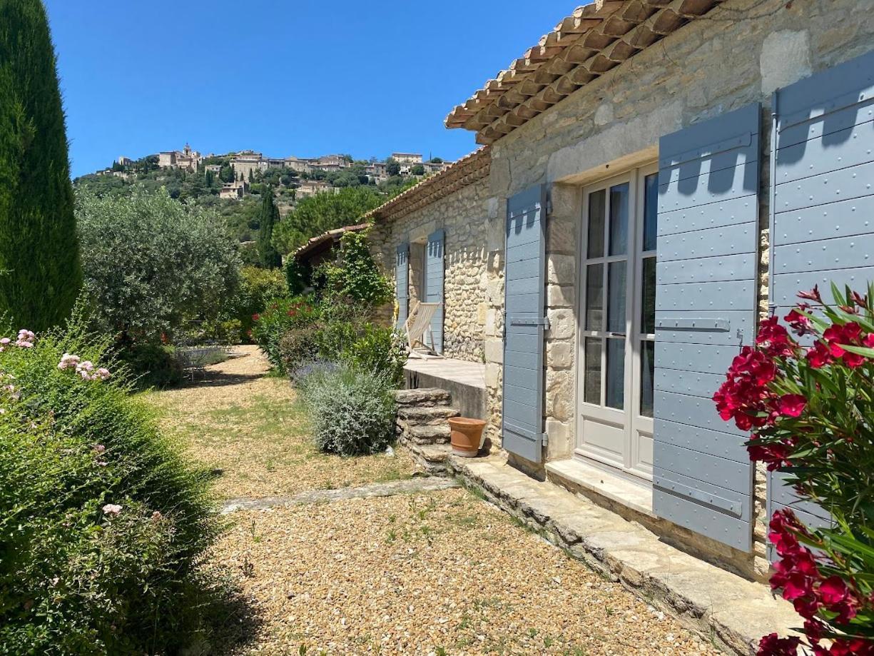 In Gordes, Facing The Entire Luberon Park A Beautiful 5 Bedrooms House Bagian luar foto