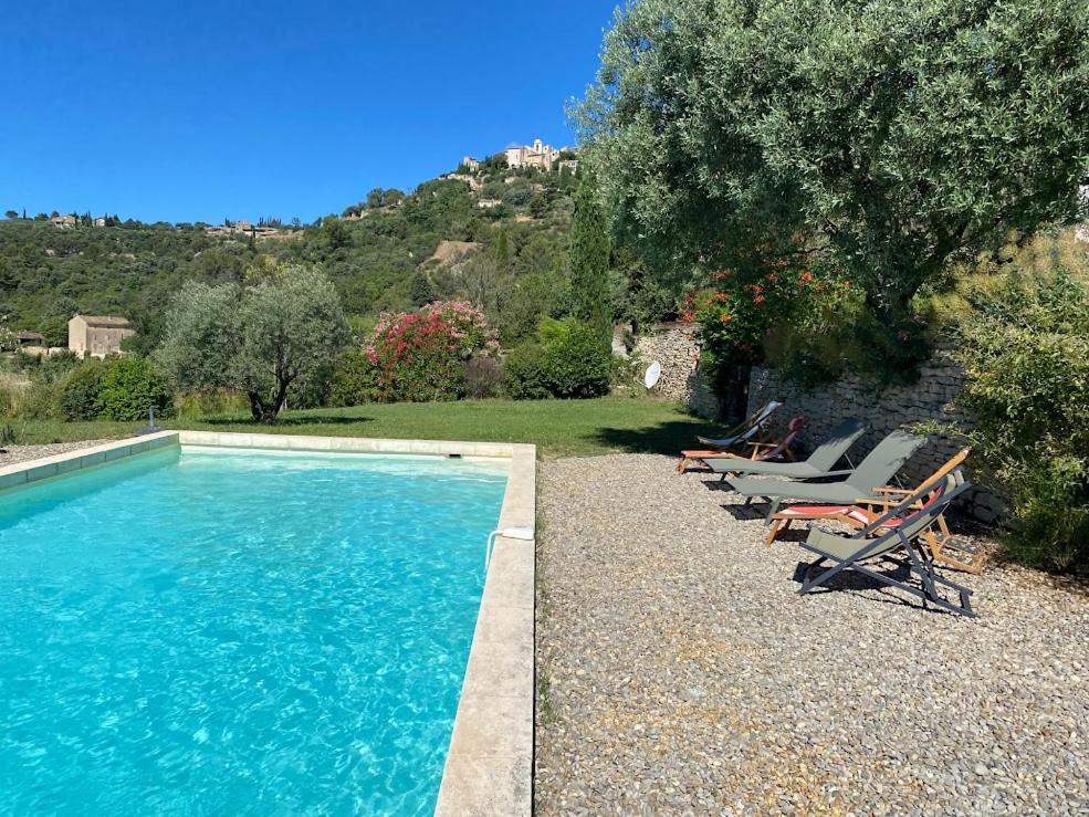 In Gordes, Facing The Entire Luberon Park A Beautiful 5 Bedrooms House Bagian luar foto